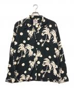 KAHANAMOKUカハナモク）の古着「ハワイアンシャツ」｜ブラック