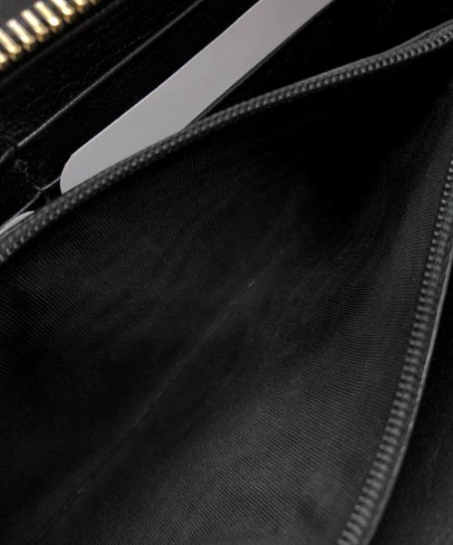 Yves Saint Laurent（イヴサンローラン）Yves Saint Laurent (イヴサンローラン) ラウンドジップウォレット ブラック サイズ:下記参照の古着・服飾アイテム