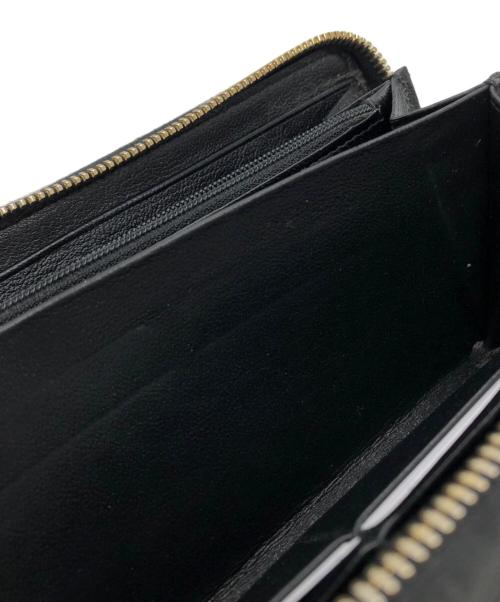 Yves Saint Laurent（イヴサンローラン）Yves Saint Laurent (イヴサンローラン) ラウンドジップウォレット ブラック サイズ:下記参照の古着・服飾アイテム