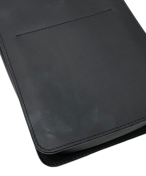 IL BISONTE（イル ビゾンテ）IL BISONTE (イル ビゾンテ) レザーミニショルダーバッグ ブラックの古着・服飾アイテム