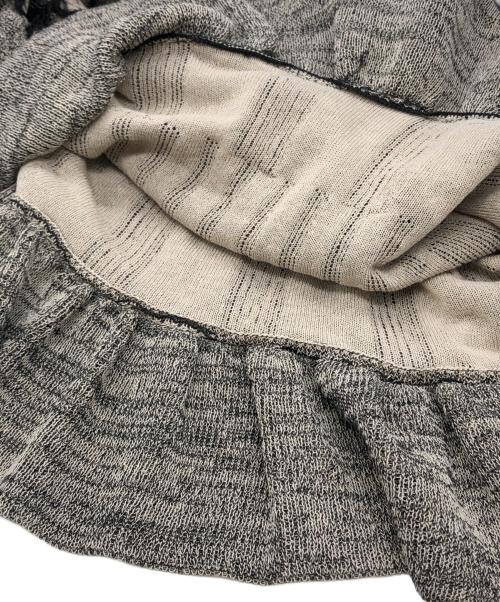 Ameri（アメリ）AMERI (アメリ) MANY WAY JACQUARD SHORT KNIT TOP グレー サイズ:Mの古着・服飾アイテム