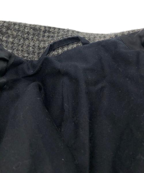 nestrobe confect（ネストローブ コンフェクト）nestrobe confect (ネストローブ コンフェクト) ケンピウールガンクラブチェックブルゾン グレー サイズ:Lの古着・服飾アイテム