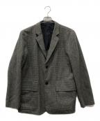 MARGARET HOWELLマーガレットハウエル）の古着「グレンチェック2Bジャケット」｜グレー