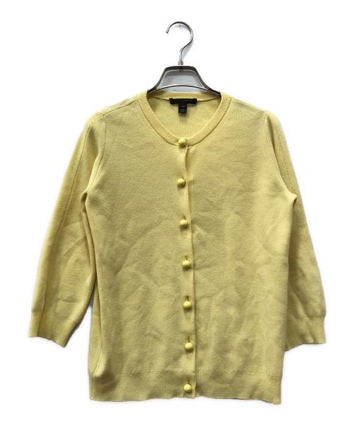 LOUIS VUITTON（ルイ ヴィトン）LOUIS VUITTON (ルイ ヴィトン) カシミヤカーディガン イエロー サイズ:Mの古着・服飾アイテム