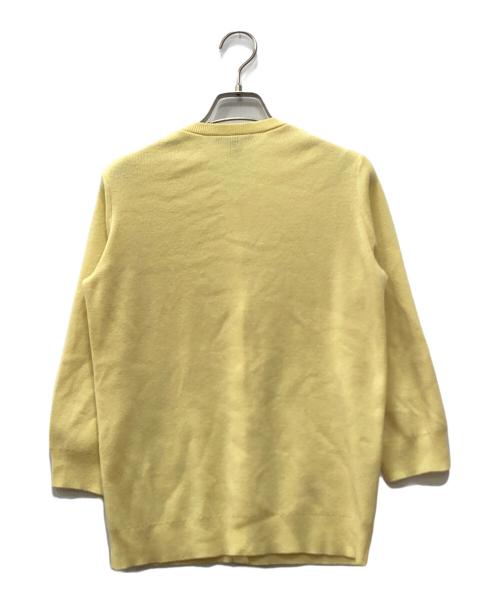 LOUIS VUITTON（ルイ ヴィトン）LOUIS VUITTON (ルイ ヴィトン) カシミヤカーディガン イエロー サイズ:Mの古着・服飾アイテム
