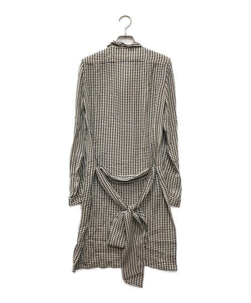 GUCCI（グッチ）GUCCI (グッチ) 総柄シルクワンピース ホワイト サイズ:38の古着・服飾アイテム