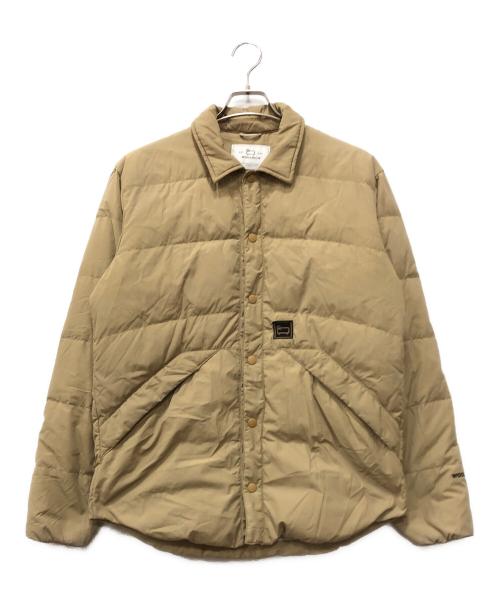 WOOLRICH（ウールリッチ）WOOLRICH (ウールリッチ) GREYLOCK DOWN SHIRT ベージュ サイズ:USA：Sの古着・服飾アイテム