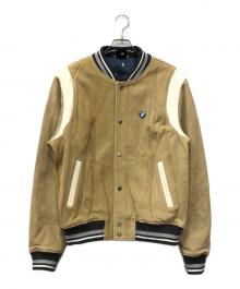 KITH×BMW（キス×ビーエムダブリュー）の古着「M3 SUEDE BOMBER JACKET」｜ベージュ