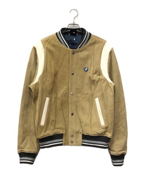 KITH（キス）KITH (キス) BMW (ビーエムダブリュー) M3 SUEDE BOMBER JACKET ベージュ サイズ:Lの古着・服飾アイテム