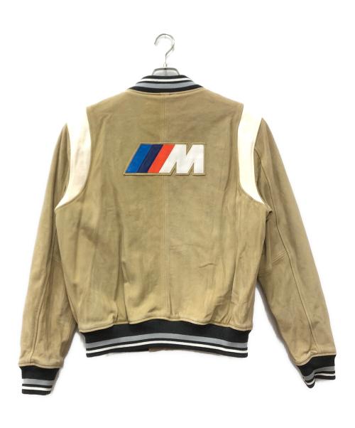 KITH（キス）KITH (キス) BMW (ビーエムダブリュー) M3 SUEDE BOMBER JACKET ベージュ サイズ:Lの古着・服飾アイテム