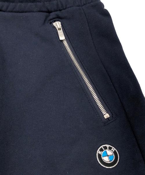 KITH（キス）KITH (キス) BMW (ビーエムダブリュー) Bleecker Sweat Pant ネイビー サイズ:Mの古着・服飾アイテム