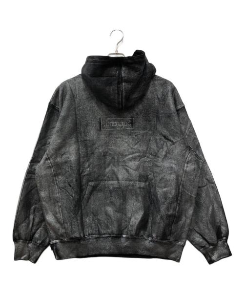 SUPREME（シュプリーム）SUPREME (シュプリーム) MM6 Maison Margiela (エムエムシックスメゾンマルジェラ) Foil Box Logo Hooded Sweatshirt ブラック サイズ:Lの古着・服飾アイテム