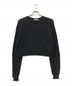 Plageプラージュ）の古着「co/linen short プルオーバー」｜ブラック