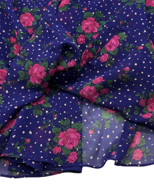 leur logette（ルールロジェット）leur logette (ルールロジェット) ブラウスワンピース ネイビー 未使用品の古着・服飾アイテム