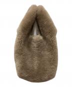 Whim Gazetteウィムガゼット）の古着「2WAYボアハンドバッグ」｜ブラウン