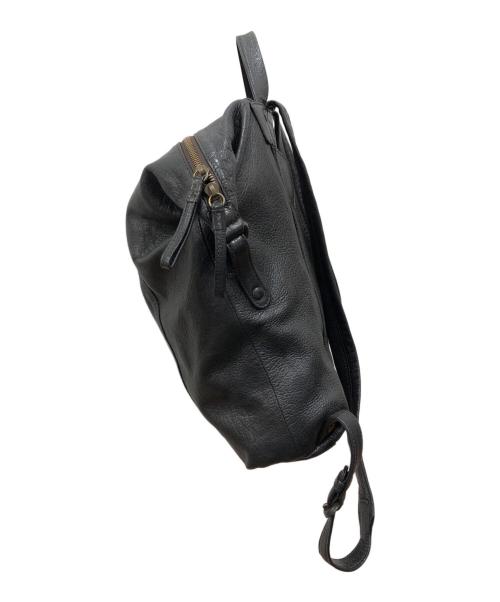 genten（ゲンテン）genten (ゲンテン) レザーリュック ブラックの古着・服飾アイテム