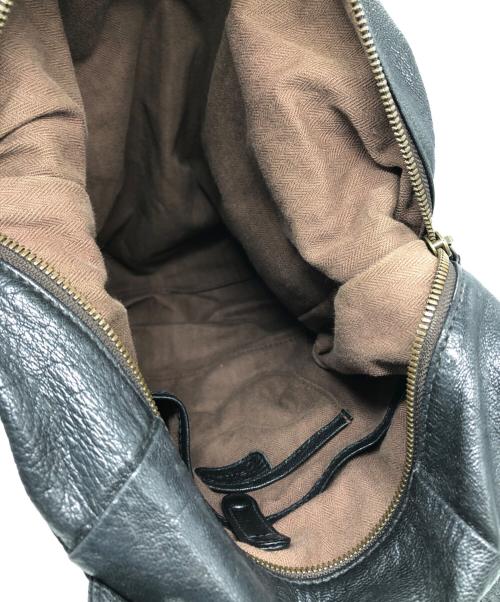 genten（ゲンテン）genten (ゲンテン) レザーリュック ブラックの古着・服飾アイテム