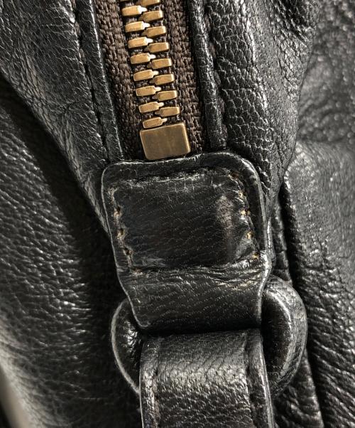 genten（ゲンテン）genten (ゲンテン) レザーリュック ブラックの古着・服飾アイテム