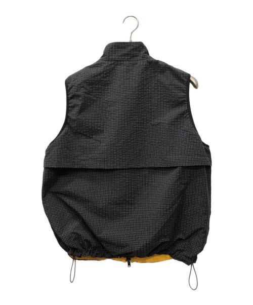 WILD THINGS（ワイルドシングス）WILD THINGS (ワイルドシングス) GECKO REVERSIBLE VEST ブラック×イエロー サイズ:Lの古着・服飾アイテム