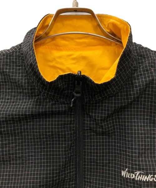 WILD THINGS（ワイルドシングス）WILD THINGS (ワイルドシングス) GECKO REVERSIBLE VEST ブラック×イエロー サイズ:Lの古着・服飾アイテム