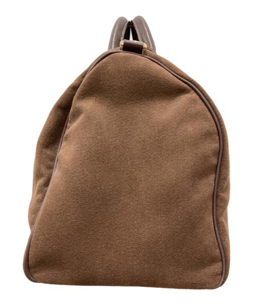 SITA PARANTICA（シータパランティカ）sita parantica (シータパランティカ) BORDER BOSTON BAG ブラウンの古着・服飾アイテム