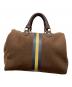 sita parantica（シータパランティカ）の古着「BORDER BOSTON BAG」｜ブラウン