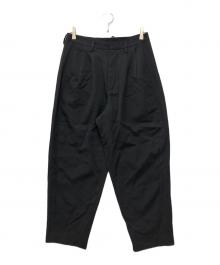 Dulcamara（ドゥルカマラ）の古着「よそいきオーバータックパンツ」｜ブラック