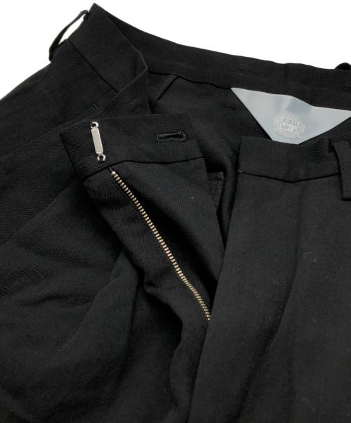 Dulcamara（ドゥルカマラ）Dulcamara (ドゥルカマラ) よそいきオーバータックパンツ ブラック サイズ:1の古着・服飾アイテム