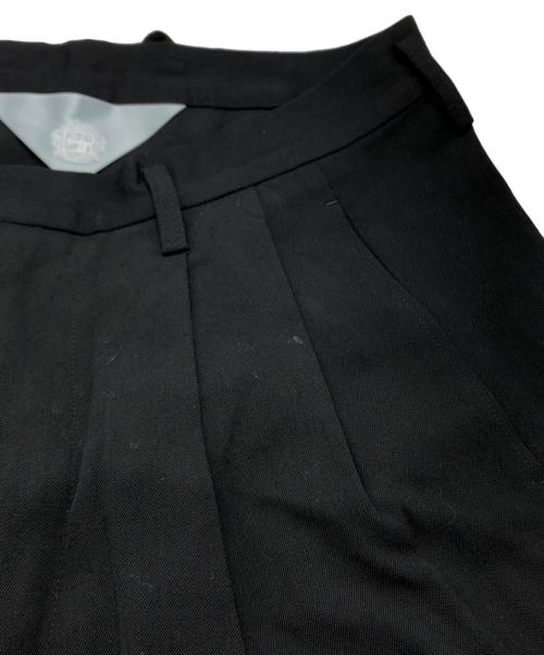 Dulcamara（ドゥルカマラ）Dulcamara (ドゥルカマラ) よそいきオーバータックパンツ ブラック サイズ:1の古着・服飾アイテム