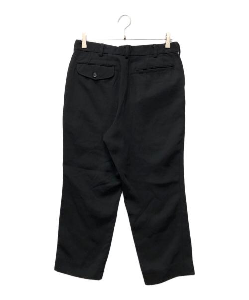 BLACK COMME des GARCONS（ブラックコムデギャルソン）BLACK COMME des GARCONS (ブラックコムデギャルソン) ギャバパンツ ブラック サイズ:Mの古着・服飾アイテム