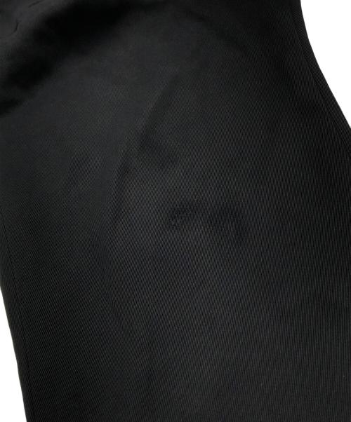 BLACK COMME des GARCONS（ブラックコムデギャルソン）BLACK COMME des GARCONS (ブラックコムデギャルソン) ギャバパンツ ブラック サイズ:Mの古着・服飾アイテム