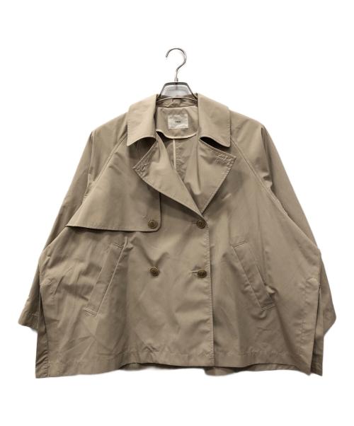 IENA（イエナ）IENA (イエナ) Peポプリンオーバーショートコート ベージュ サイズ:36の古着・服飾アイテム