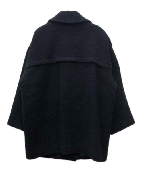 SLOBE IENA（スローブ イエナ）SLOBE IENA (スローブ イエナ) ダブルループビッグラペルショートコート ブラック サイズ:以下参照の古着・服飾アイテム