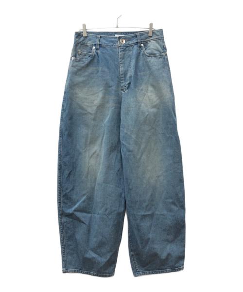 THE RERACS（ザ リラクス）THE RERACS (ザ リラクス) RERACS BARREL DENIM PANTS ブルー サイズ:46の古着・服飾アイテム