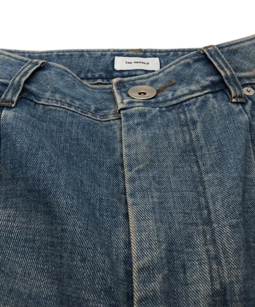THE RERACS（ザ リラクス）THE RERACS (ザ リラクス) RERACS BARREL DENIM PANTS ブルー サイズ:46の古着・服飾アイテム