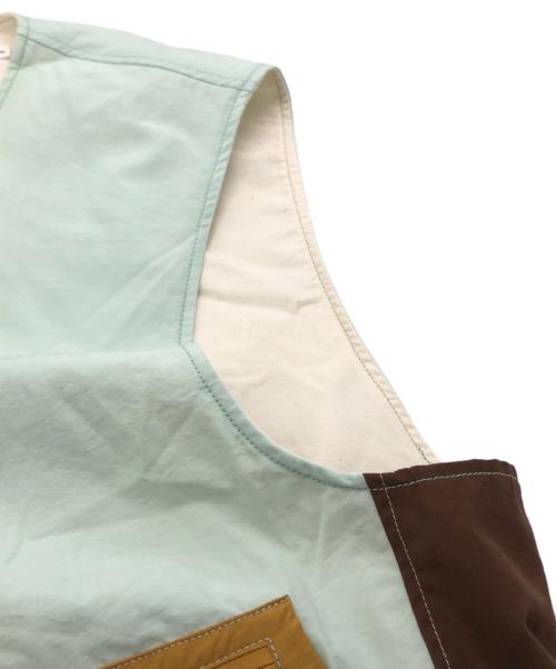 digawel（ディガウェル）digawel (ディガウェル) UNION (ユニオン) BETA VEST ブルー サイズ:Fの古着・服飾アイテム