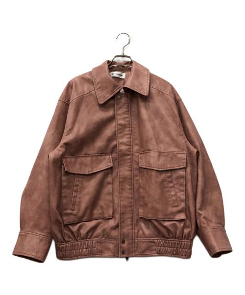 Lily Brown（リリーブラウン）Lily Brown (リリーブラウン) ヴィンテージレザーブルゾン ピンク サイズ:以下参照の古着・服飾アイテム