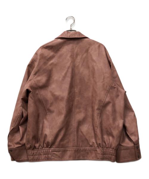 Lily Brown（リリーブラウン）Lily Brown (リリーブラウン) ヴィンテージレザーブルゾン ピンク サイズ:以下参照の古着・服飾アイテム