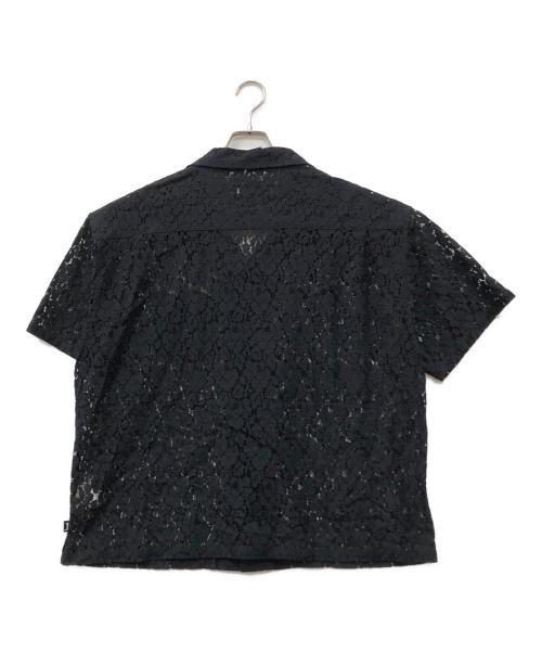stussy（ステューシー）stussy (ステューシー) Floral Pattern Lace ブラック サイズ:XLの古着・服飾アイテム