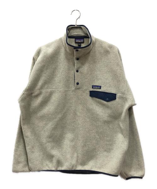 Patagonia（パタゴニア）Patagonia (パタゴニア) ライトウェイト シンチラ スナップT フリースプルオーバー ベージュ サイズ:Lの古着・服飾アイテム