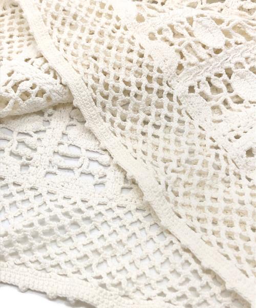 JUNIOR GAULTIER（ジュニアゴルチエ）JUNIOR GAULTIER (ジュニアゴルチエ) メッシュニット ベージュ サイズ:40の古着・服飾アイテム