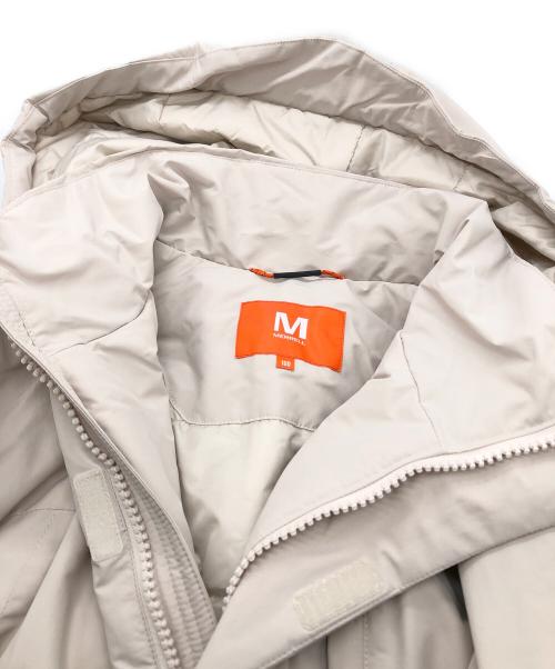 MERRELL（メレル）MERRELL (メレル) 中綿コート プリマロフトギンギジャンジャケット ホワイト サイズ:100 未使用品の古着・服飾アイテム
