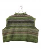 45Rフォーティファイブ・アール）の古着「ダカーポフェアアイルのMベスト」｜グリーン