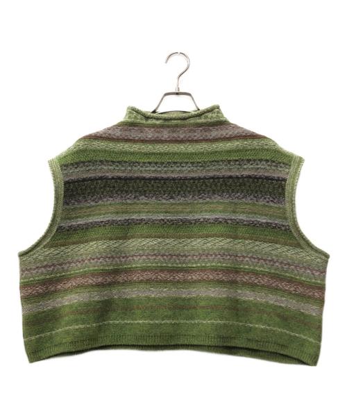 45R（フォーティファイブ・アール）45R (フォーティファイブ・アール) ダカーポフェアアイルのMベスト グリーン サイズ:下記参照の古着・服飾アイテム