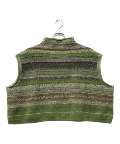 45R（フォーティファイブ・アール）45R (フォーティファイブ・アール) ダカーポフェアアイルのMベスト グリーン サイズ:下記参照の古着・服飾アイテム