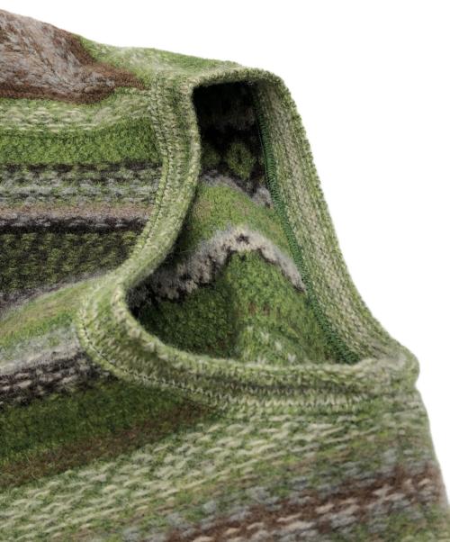 45R（フォーティファイブ・アール）45R (フォーティファイブ・アール) ダカーポフェアアイルのMベスト グリーン サイズ:下記参照の古着・服飾アイテム