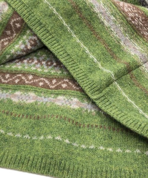 45R（フォーティファイブ・アール）45R (フォーティファイブ・アール) ダカーポフェアアイルのMベスト グリーン サイズ:下記参照の古着・服飾アイテム