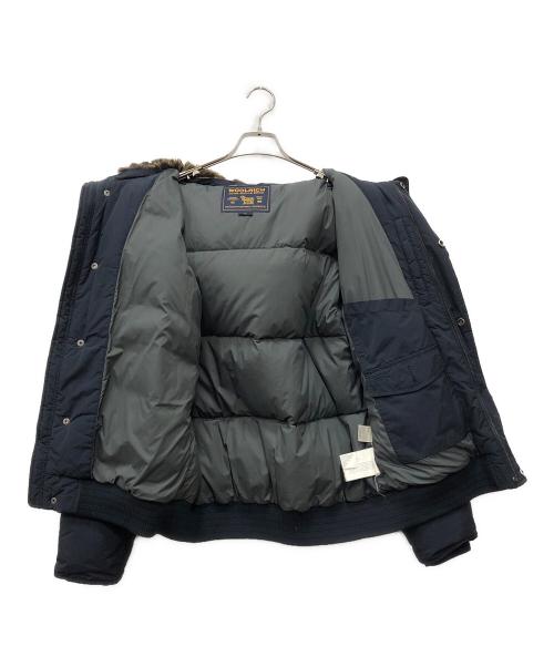 WOOLRICH（ウールリッチ）WOOLRICH (ウールリッチ) ファー付きダウンジャケット ネイビー サイズ:Lの古着・服飾アイテム