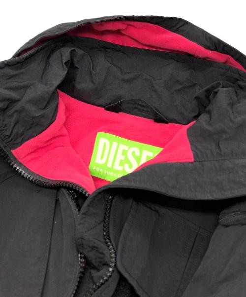 DIESEL（ディーゼル）DIESEL (ディーゼル) ナイロンジャケット ブラック サイズ:XSの古着・服飾アイテム