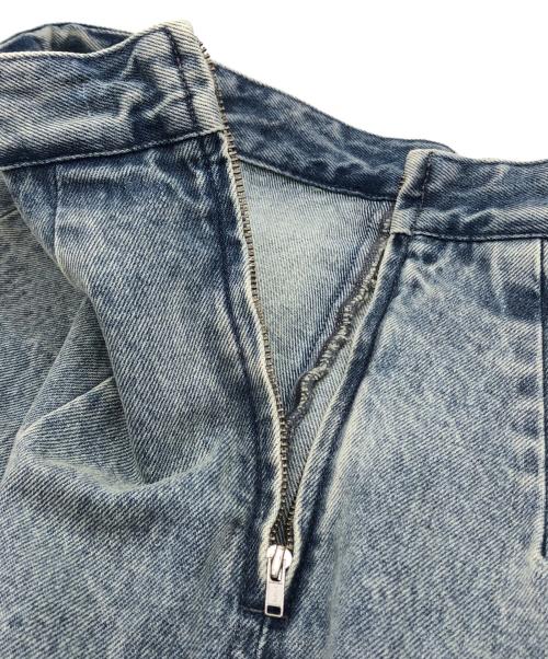 CLANE（クラネ）CLANE (クラネ) CIRCLE CUT LAYERED DENIM SKIRT インディゴ サイズ:1の古着・服飾アイテム